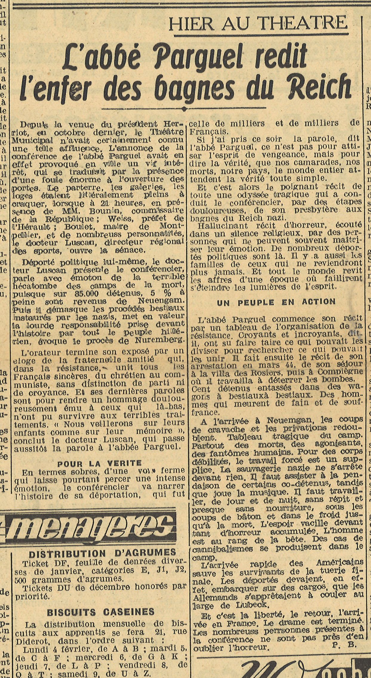 ADH, PAR3699 La Voix de la Patrie 31 janv 1946